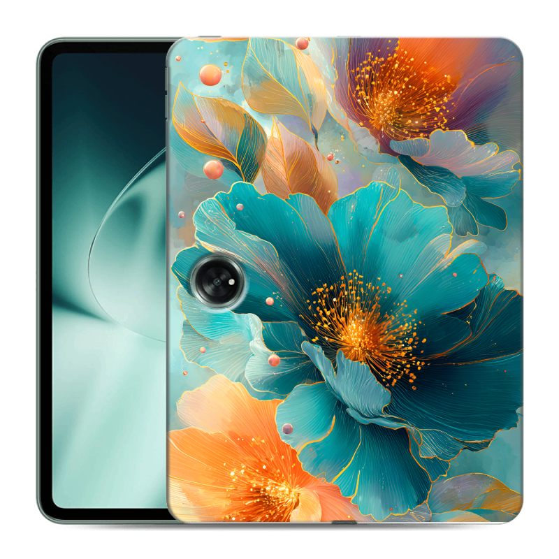 Силиконовый чехол на OnePlus Pad с принтом Цветы Силиконовый чехол на OnePlus Pad с принтом Цветы