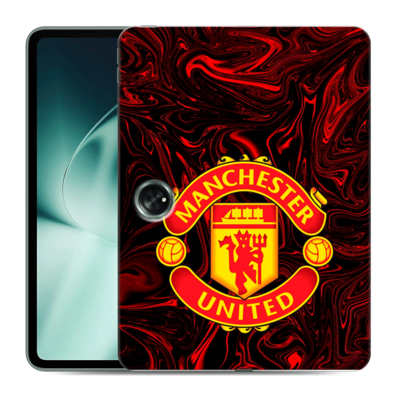 Силиконовый чехол на OnePlus Pad с принтом Manchester United Силиконовый чехол на OnePlus Pad с принтом Manchester United