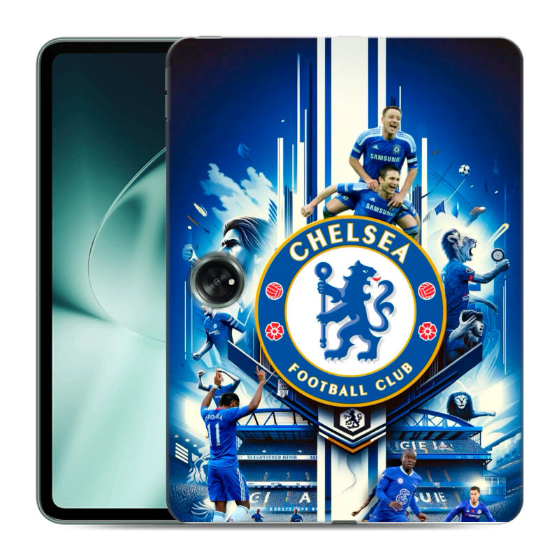 Силиконовый чехол на OnePlus Pad с принтом Chelsea Челси Силиконовый чехол на OnePlus Pad с принтом Chelsea Челси