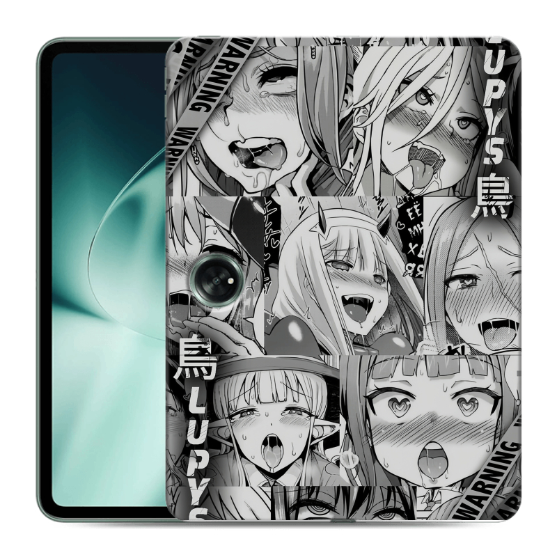 Силиконовый чехол на OnePlus Pad с принтом Ahegao Ахегао Аниме Силиконовый чехол на OnePlus Pad с принтом Ahegao Ахегао Аниме