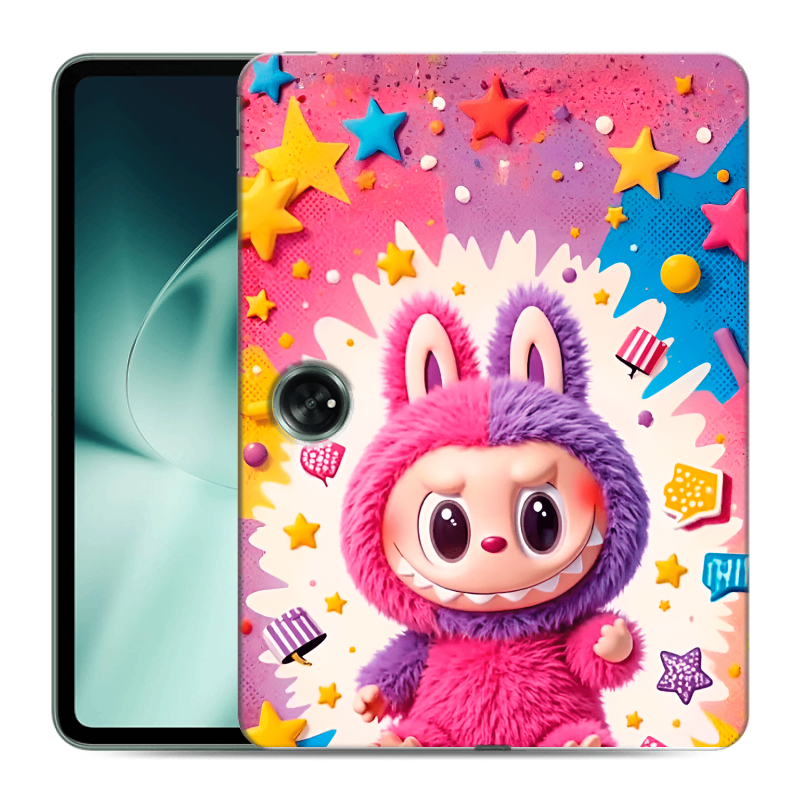Силиконовый чехол на OnePlus Pad с принтом Labubu Лабубу Силиконовый чехол на OnePlus Pad с принтом Labubu Лабубу