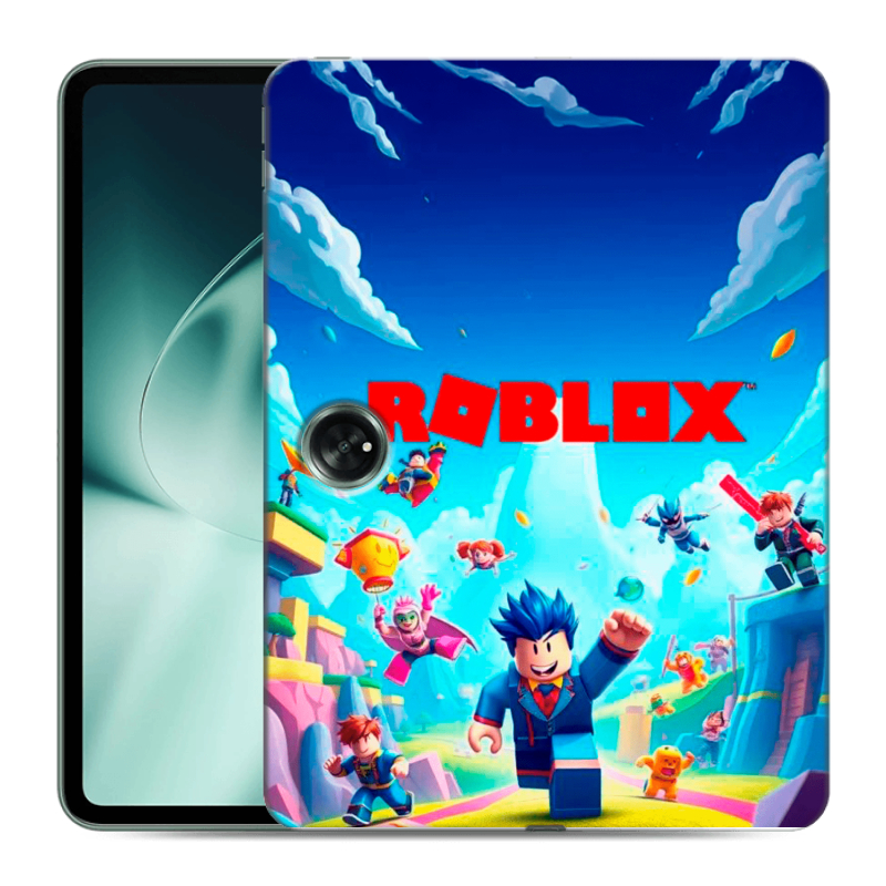 Силиконовый чехол на планшета OnePlus Pad с принтом Roblox Роблокс Силиконовый чехол на планшета OnePlus Pad с принтом Roblox Роблокс