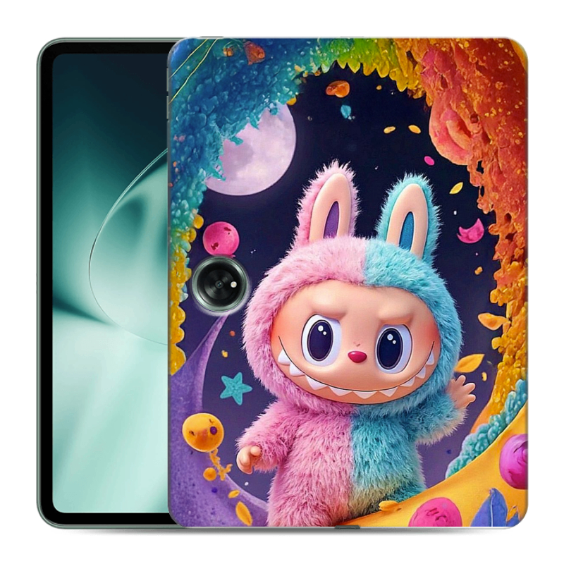 Силиконовый чехол на OnePlus Pad с принтом Labubu Лабубу Силиконовый чехол на OnePlus Pad с принтом Labubu Лабубу