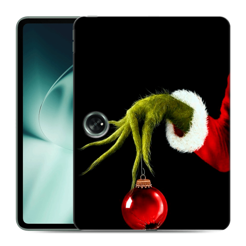 Силиконовый чехол на OnePlus Pad с принтом Новый год Гринч Силиконовый чехол на OnePlus Pad с принтом Новый год Гринч