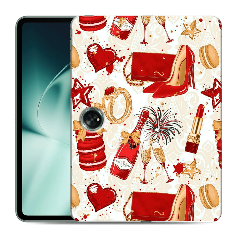 Силиконовый чехол на OnePlus Pad с принтом Новый год Силиконовый чехол на OnePlus Pad с принтом Новый год