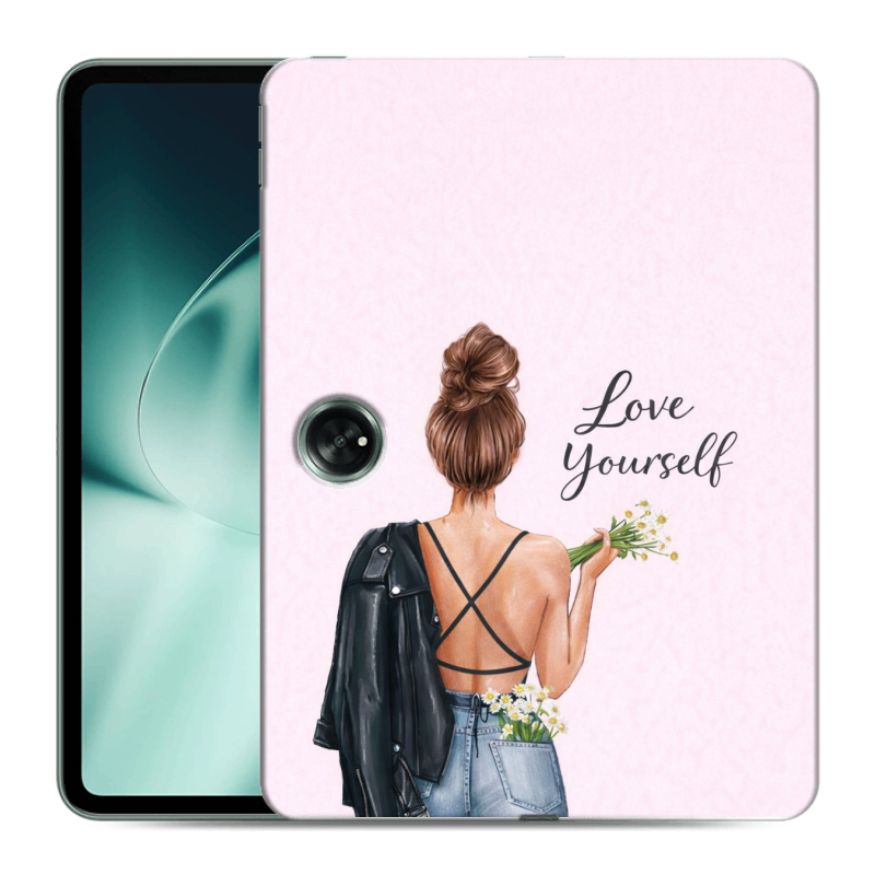 Силиконовый чехол на OnePlus Pad с принтом женский Силиконовый чехол на OnePlus Pad с принтом женский