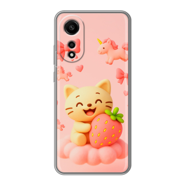 Силиконовый чехол на OPPO A78 4G с принтом для девочек Силиконовый чехол на OPPO A78 4G с принтом для девочек