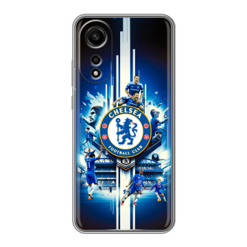 Силиконовый чехол на OPPO A78 4G с принтом Chelsea Челси