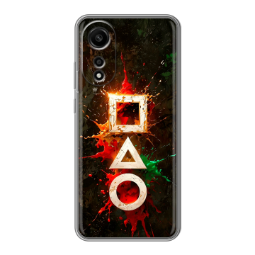 Силиконовый чехол на OPPO A78 4G с принтом Squid Game Игра кальмара Силиконовый чехол на OPPO A78 4G с принтом Squid Game Игра кальмара