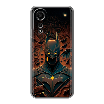 Силиконовый чехол на OPPO A78 4G с принтом Batman Бэтмен