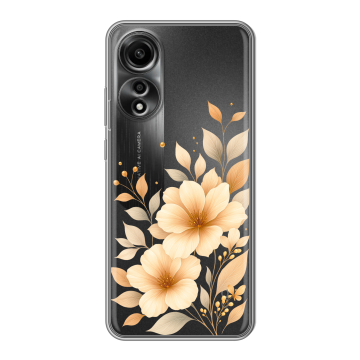 Силиконовый чехол на OPPO A78 4G с принтом для девушки