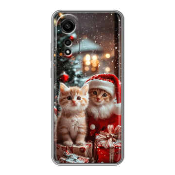 Силиконовый чехол на OPPO A78 4G с принтом Новый год