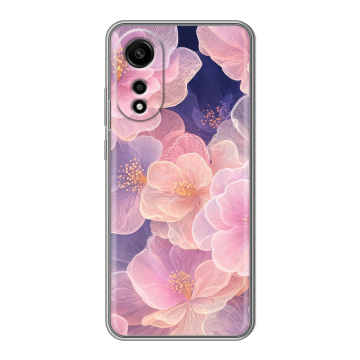 Силиконовый чехол на OPPO A78 4G с принтом женский