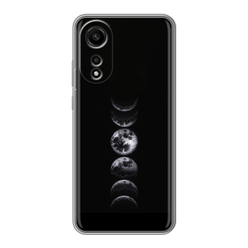 Силиконовый чехол на OPPO A78 4G с принтом женский
