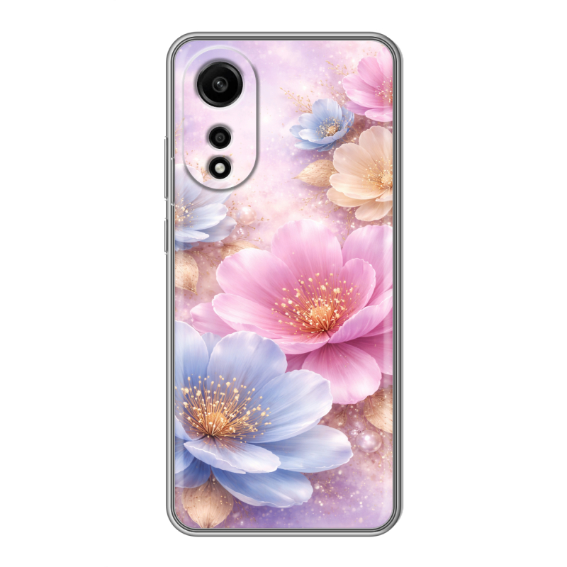 Силиконовый чехол на OPPO A78 4G с принтом женский Силиконовый чехол на OPPO A78 4G с принтом женский