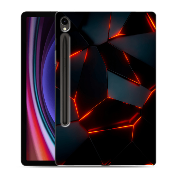 Силиконовый чехол на планшета Samsung Galaxy Tab S9 с принтом Яркие абстракции Силиконовый чехол на планшета Samsung Galaxy Tab S9 с принтом Яркие абстракции