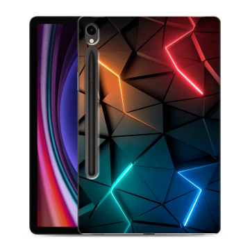 Силиконовый чехол на планшета Samsung Galaxy Tab S9 с принтом Абстракция неон Силиконовый чехол на планшета Samsung Galaxy Tab S9 с принтом Абстракция неон