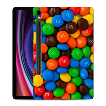 Силиконовый чехол на планшета Samsung Galaxy Tab S9 с принтом Конфеты Силиконовый чехол на планшета Samsung Galaxy Tab S9 с принтом Конфеты