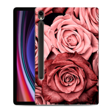 Силиконовый чехол на планшета Samsung Galaxy Tab S9 с принтом Цветы розы Силиконовый чехол на планшета Samsung Galaxy Tab S9 с принтом Цветы розы