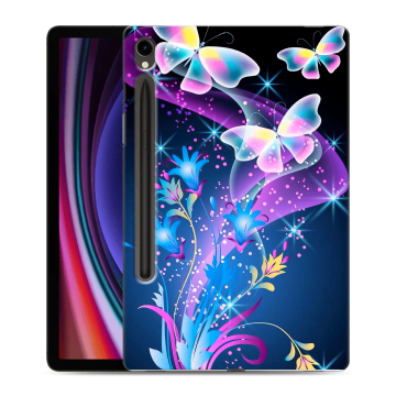 Силиконовый чехол на Samsung Galaxy Tab S9 с принтом Бабочки Силиконовый чехол на Samsung Galaxy Tab S9 с принтом Бабочки