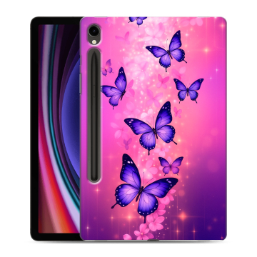 Силиконовый чехол на Samsung Galaxy Tab S9 с принтом Бабочки Силиконовый чехол на Samsung Galaxy Tab S9 с принтом Бабочки