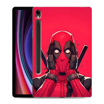 Силиконовый чехол на Samsung Galaxy Tab S9 с принтом Дедпул Deadpool