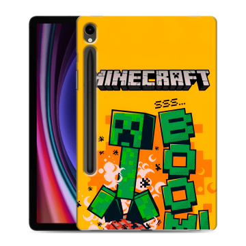 Силиконовый чехол на Samsung Galaxy Tab S9 с принтом Майнкрафт Minecraft Силиконовый чехол на Samsung Galaxy Tab S9 с принтом Майнкрафт Minecraft
