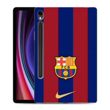 Силиконовый чехол на Samsung Galaxy Tab S9 с принтом Барселона Barcelona