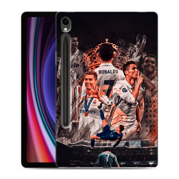 Силиконовый чехол на Samsung Galaxy Tab S9 с принтом Реал Роналдо Real Ronaldo Силиконовый чехол на Samsung Galaxy Tab S9 с принтом Реал Роналдо Real Ronaldo