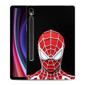Силиконовый чехол на Samsung Galaxy Tab S9 с принтом человек паук spiderman