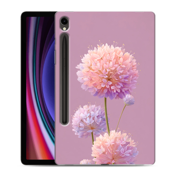 Силиконовый чехол на Samsung Galaxy Tab S9 с принтом Цветы