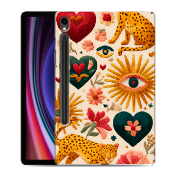 Силиконовый чехол на Samsung Galaxy Tab S9 с принтом Модный принт