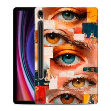 Силиконовый чехол на Samsung Galaxy Tab S9 с принтом Модный принт