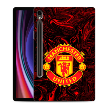 Силиконовый чехол на Samsung Galaxy Tab S9 с принтом Manchester United