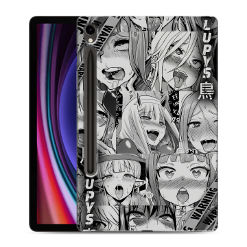 Силиконовый чехол на Samsung Galaxy Tab S9 с принтом Ahegao Ахегао Аниме
