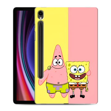 Силиконовый чехол на Samsung Galaxy Tab S9 с принтом Спанч боб Спанчбоб Силиконовый чехол на Samsung Galaxy Tab S9 с принтом Спанч боб Спанчбоб