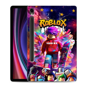 Силиконовый чехол на Samsung Galaxy Tab S9 с принтом Roblox Роблокс