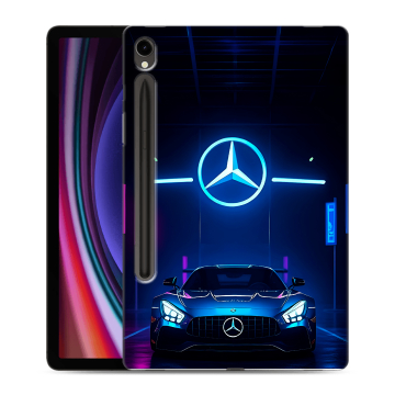 Силиконовый чехол на Samsung Galaxy Tab S9 с принтом Mercedes Мерседес Силиконовый чехол на Samsung Galaxy Tab S9 с принтом Mercedes Мерседес