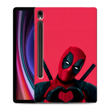 Силиконовый чехол на Samsung Galaxy Tab S9 с принтом Дедпул Deadpool