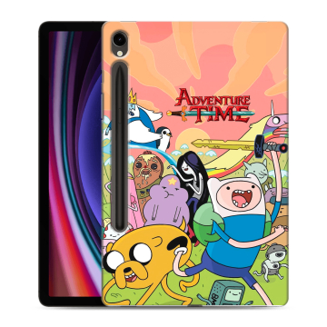 Силиконовый чехол на Samsung Galaxy Tab S9 с принтом Adventure time Время приключений