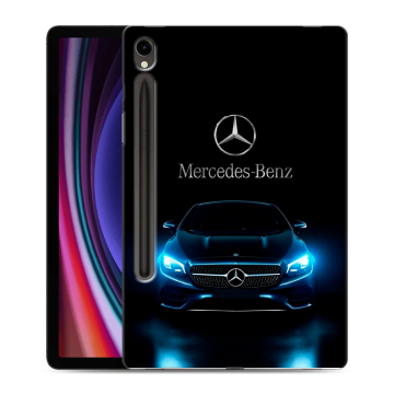 Силиконовый чехол на Samsung Galaxy Tab S9 с принтом Mercedes Мерседес Силиконовый чехол на Samsung Galaxy Tab S9 с принтом Mercedes Мерседес