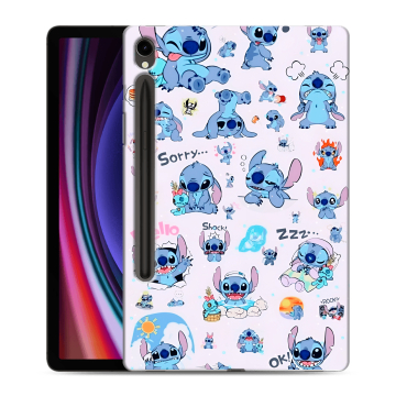 Силиконовый чехол на Samsung Galaxy Tab S9 с принтом Лило и Стич Силиконовый чехол на Samsung Galaxy Tab S9 с принтом Лило и Стич