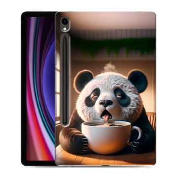 Силиконовый чехол на Samsung Galaxy Tab S9 с принтом смешная панда