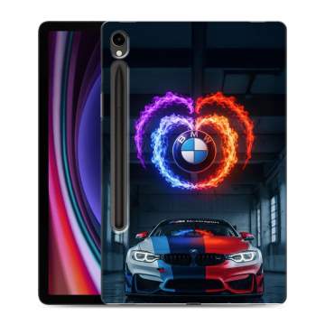 Силиконовый чехол на Samsung Galaxy Tab S9 с принтом BMW БМВ Силиконовый чехол на Samsung Galaxy Tab S9 с принтом BMW БМВ