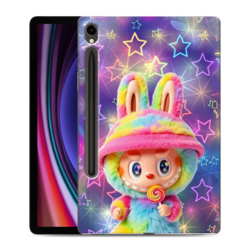 Силиконовый чехол на Samsung Galaxy Tab S9 с принтом Labubu Лабубу Силиконовый чехол на Samsung Galaxy Tab S9 с принтом Labubu Лабубу