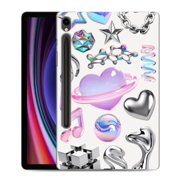 Силиконовый чехол на Samsung Galaxy Tab S9 с принтом Y2K
