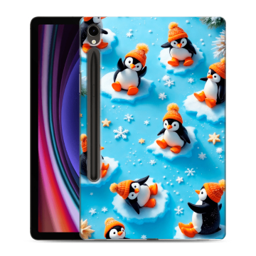 Силиконовый чехол на Samsung Galaxy Tab S9 с принтом Новый год