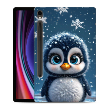 Силиконовый чехол на Samsung Galaxy Tab S9 с принтом Новый год