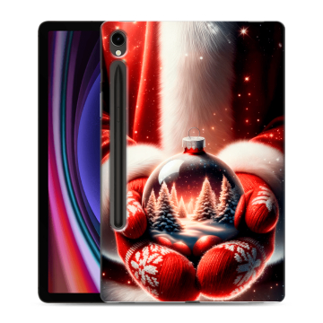 Силиконовый чехол на Samsung Galaxy Tab S9 с принтом Новый год