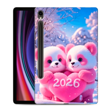 Силиконовый чехол на Samsung Galaxy Tab S9 с принтом Новый год